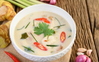 Scharfe Kokossuppe