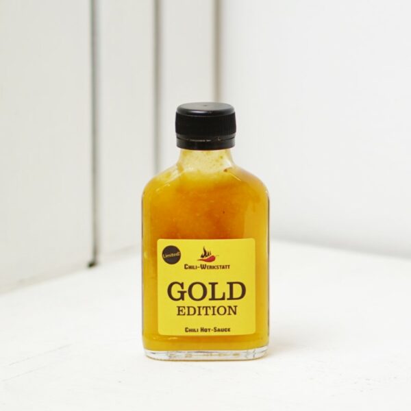 Gold Edition Hot-Sauce aus der Chili-Werkstatt