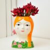 Le belle ragazze Tina Vase mit Chilis als Deko aus der Chili-Werkstatt
