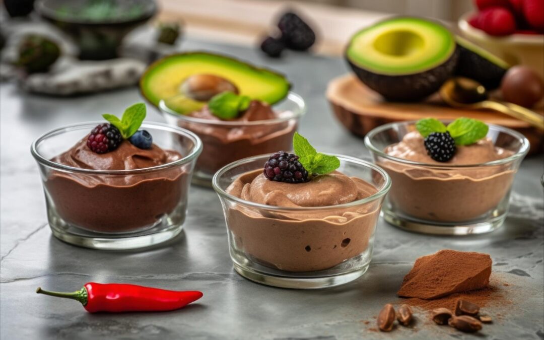 Schoko-Avocado-Chili-Mousse